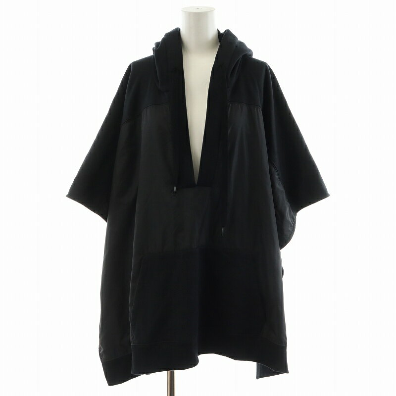 VALENTINO ヴァレンチノ　コンパクトドラップケープコート ポンチョ VALENTINO ヴァレンチノ コンパクトドラップケープコート ポンチョ