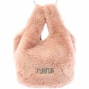 【中古】ファーファー furfur 23AW エコファーマーケットバッグ ハンドバッグ ピンク RWGB235500 /TK ■OF レディース 【ベクトル 古...