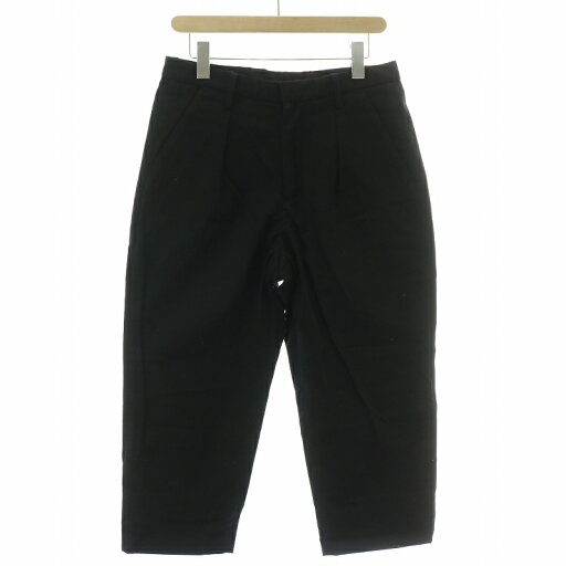 【中古】マインデニム MINEDENIM BD W TAPERED PS テーパードパンツ スラックス タック ジップフライ 44 黒 ブラック 2210-7001-99 /BB メンズ 【ベクトル 古着】 241225 【中古】マインデニム MINEDENIM BD W TAPERED PS テーパードパンツ スラックス タック ジップフライ 44 黒 ブラック 2210-7001-99 /BB メンズ 【ベクトル 古着】 241225
