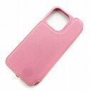 【中古】デミウルーボ デミウルーボ iPhoneケース ポシェフラット 手帳型 レザー ピンク /MM ■OF レディース 【ベクトル 古着】 250113