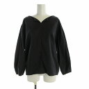 【中古】アンタイトル UNTITLED カットソー プルオーバー スキッパー ビックシルエット 長袖 グレー /RO レディース 【ベクトル 古着】 25012...