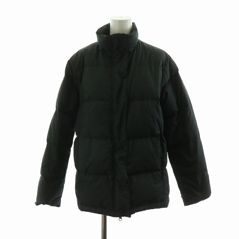 【中古】エルエルビーン L.L.BEAN ダウンジャケット ブルゾン アウター ジップアップ S ダークグレー /NQ レディース 【ベクトル 古着】 250131