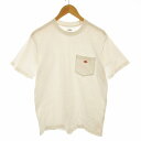 【中古】ダントン DANTON Tシャツ カットソー 半袖 ロゴ 白 ホワイト 18AHS001 /EE メンズ 【ベクトル 古着】 250219(4)