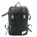 【中古】マキャベリック MAKAVELIC TRUCKS DOUBLE BELT DAYPACK トラックダブルベルトデイパック リュックサック ロゴ 刺繍 黒...