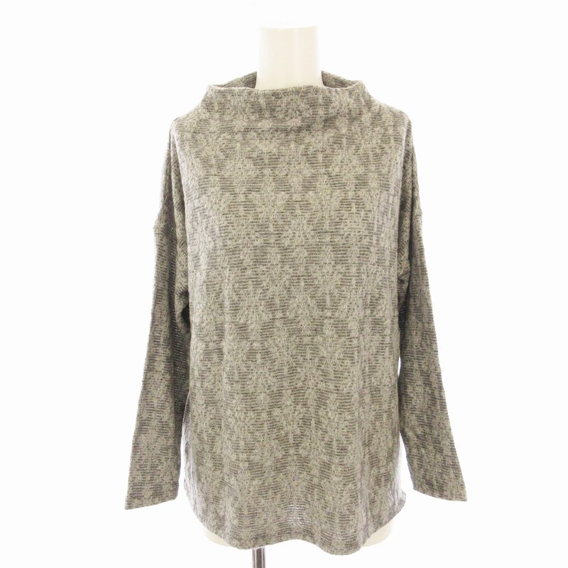 【中古】未使用品 ニトカ nitca タグ付き カットソー ニット 長袖 F グレー 2201CT019162 /EE レディース 【ベクトル 古着】 250327