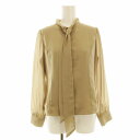 【中古】エミリアウィズ EmiriaWiz シャツ ブラウス ボウタイ 長袖 S ベージュ JS0035 /EE レディース 【ベクトル 古着】 250421(4)