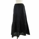 【中古】ドレステリア DRESSTERIOR フレアスカート ロング 40 紺 ネイビー 085-74021 /EE レディース 【ベクトル 古着】 25041...