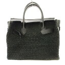 【中古】シー SEA かごバッグ ハンドバッグ 黒 ブラック /☆G レディース 【ベクトル 古着】 250415