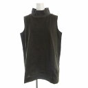 【中古】コラージュ ガリャルダガランテ COLLAGE GALLARDAGALANTE タグ付き 21SS カットソー ノースリーブ ハイネック F カーキ グレー CLZ1011706A0003 /RO レディース 【ベクトル 古着】 250419(4)