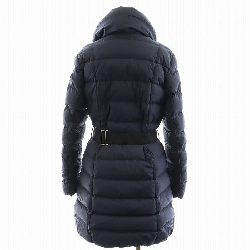 【中古】タトラス TATRAS ダウンコート ロング丈 ナイロン アウター 2 M 紺 ネイビー LTA15A4288 /AN43 ▲H レディース 【ベクトル 古着】 250423