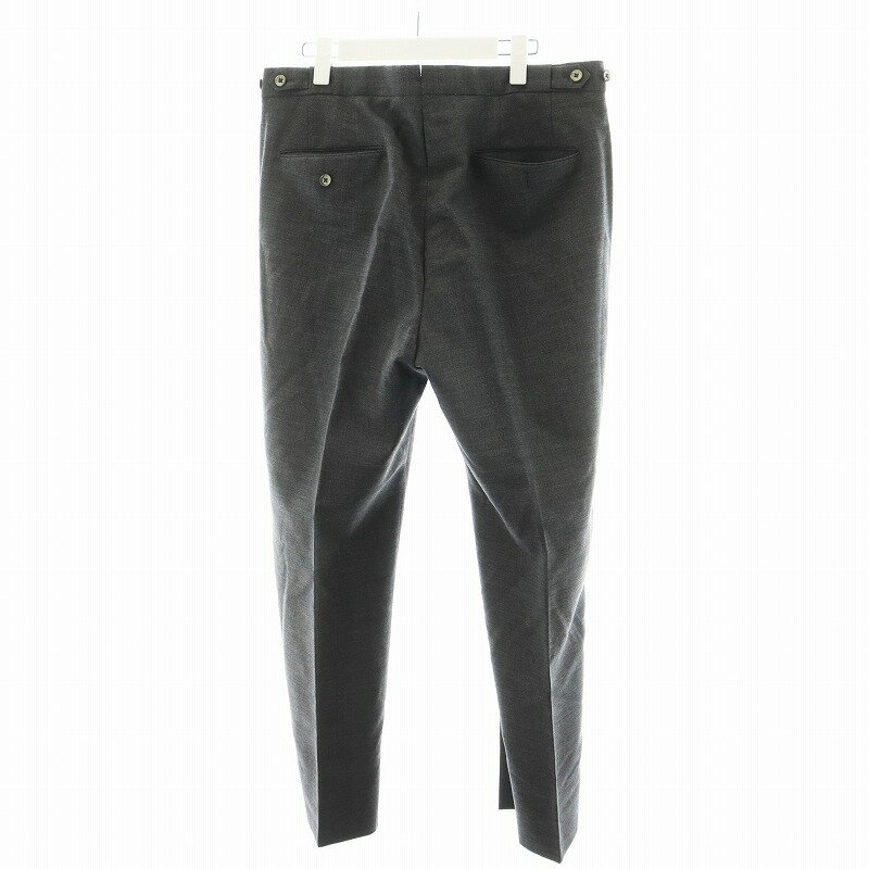 【中古】ジーティーアー GTA SERGIO パンツ スラックス ジッパーフライ ウール 52 グレー /AN48 メンズ 【ベクトル 古着】 250428
