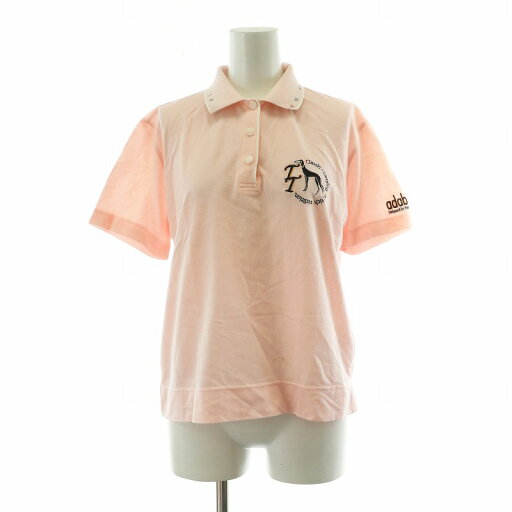 【中古】アダバット adabat ポロシャツ 半袖 刺繍 ゴルフウェア GOLF 1 ピンク JC119-17609JJ /NQ レディース 【ベクトル 古着】 250429 【中古】アダバット adabat ポロシャツ 半袖 刺繍 ゴルフウェア GOLF 1 ピンク JC119-17609JJ /NQ レディース 【ベクトル 古着】 250429
