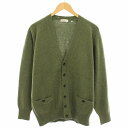 【中古】パパス Papas maniere de heming ニットカーディガン ウール カシミヤ 長袖 カーキ D0444KCD08 /HN メンズ 【ベクトル 古着】 250507