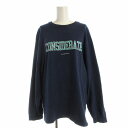 【中古】アメリカーナ AMERICANA スウェット トレーナー カットソー 長袖 紺 ネイビー /EE レディース 【ベクトル 古着】 250509