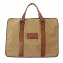 【中古】ランセル LANCEL トートバッグ ハンドバッグ ビジネスバッグ ロゴ ベージュ 茶 ブラウン /KU ●D メンズ 【ベクトル 古着】 250526(4)