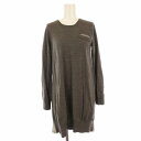 【中古】サカイラック sacai luck ニット セーター 長袖 切替 2 グレー 12AWLU444 /EE レディース 【ベクトル 古着】 250515(4)