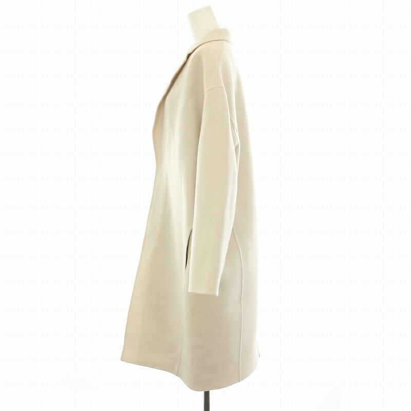 【中古】ギャルリーヴィー GALERIE VIE トゥモローランド ライトメルトンチェスターコート アウター ロング カシミヤ混 36 ベージュ 23-08-94-08201 /YT レディース 【ベクトル 古着】 250522