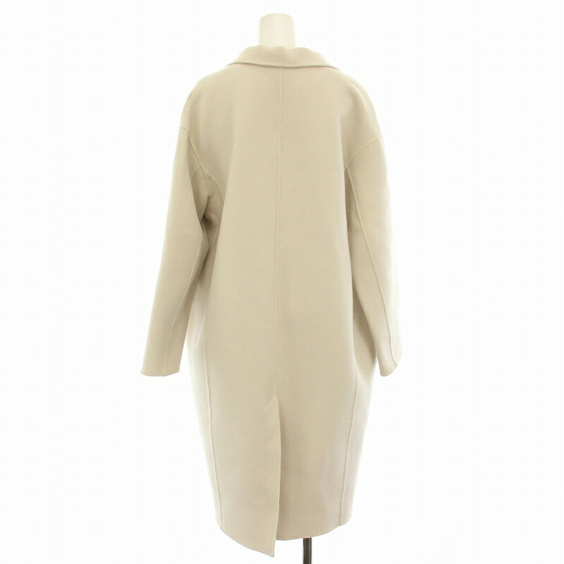 【中古】ギャルリーヴィー GALERIE VIE トゥモローランド ライトメルトンチェスターコート アウター ロング カシミヤ混 36 ベージュ 23-08-94-08201 /YT レディース 【ベクトル 古着】 250522