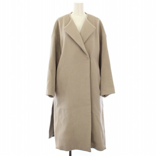 【中古】ドゥーズィエムクラス DEUXIEME CLASSE Beaver Coat ノーカラーコート アウター ベージュ 17020500603030 /TK レディース 【ベクトル 古着】 250519 【中古】ドゥーズィエムクラス DEUXIEME CLASSE Beaver Coat ノーカラーコート アウター ベージュ 17020500603030 /TK レディース 【ベクトル 古着】 250519