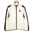【中古】カッパ kappa 美品 ゴルフウェア ナイロンジャケット フルジップ M アイボリー /AE ■MA レディース 【ベクトル 古着】 250604