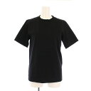 【中古】エイトン ATON SUPIMA AIR 12 スタンダードTシャツ カットソー 半袖 クルーネック ストレッチ 無地 1 黒 ブラック KK.AG.S...