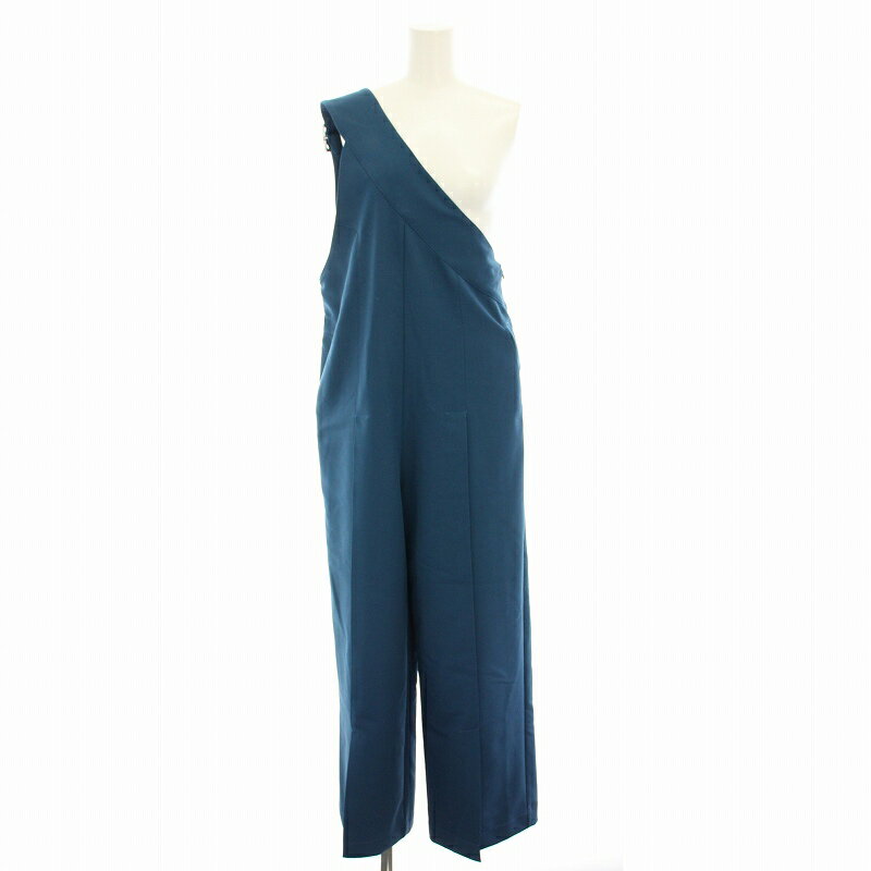【中古】アンスリード UN3D. 23SS ワンショルダーオールインワン サロペット 38 ターコイズ 522310304401 /YT レディース 【ベクトル 古着】 250530
