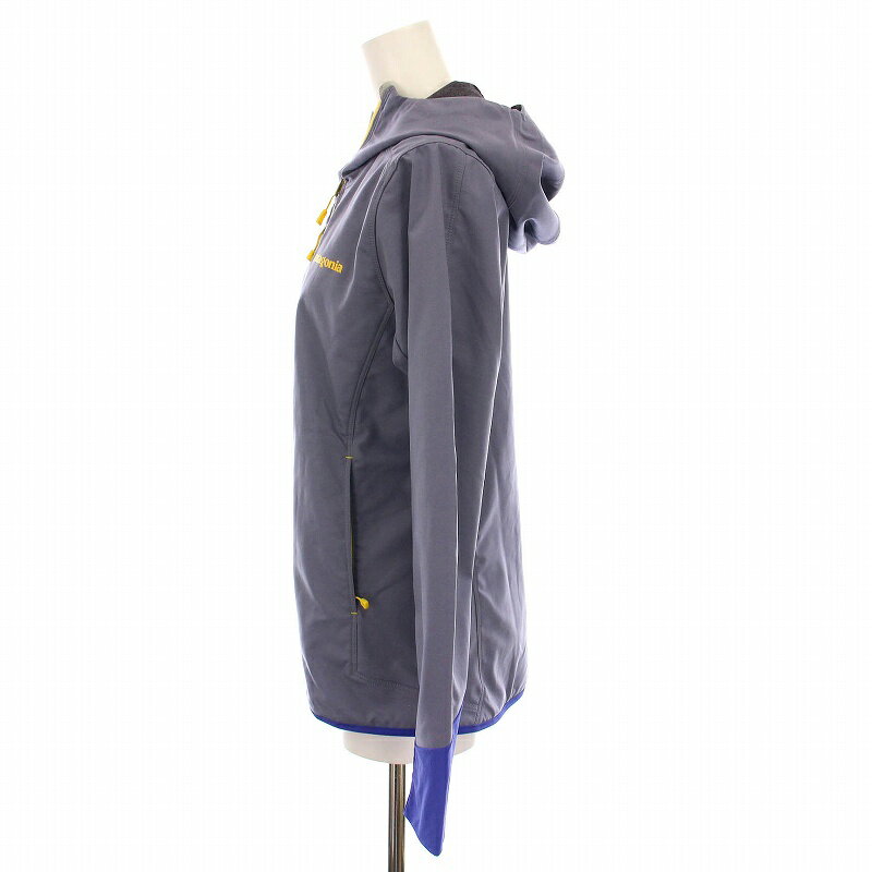 【中古】パタゴニア Patagonia Levitation Hoody レビテーション フーディ ジップアップ パーカー XS ブルーグレー 83035 /YM レディース 【ベクトル 古着】 250606