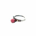 【中古】アナスイ ANNA SUI 指輪 リング イチゴ 10号 シルバー色 ピンク /AN31 レディース 【ベクトル 古着】 250611