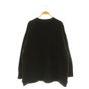 【中古】ジャーナルスタンダードホームステッド JOURNAL STANDARD J.S HOMESTEAD BRITISH WOOL WIDE GUERNSE ニット セーター 長袖 M ダークブラウン /MY ■OS メンズ 【ベクトル 古着】 250707