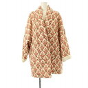 【中古】ザラ ZARA 中綿ジャケット アウター 花柄 S 白 ホワイト ピンク 8169/391/330 /OR レディース 【ベクトル 古着】 250803