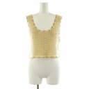 【中古】トゥデイフル TODAYFUL モヘヤ スカラップ ビスチェ Mohair Scallop Bustier ニット F ベージュ 12120508 /A...