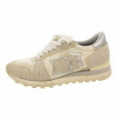 【中古】アトランティックスターズ Atlantic Stars スニーカー シューズ ローカット Vibramソール 38 白 ホワイト /FF レディース 【...