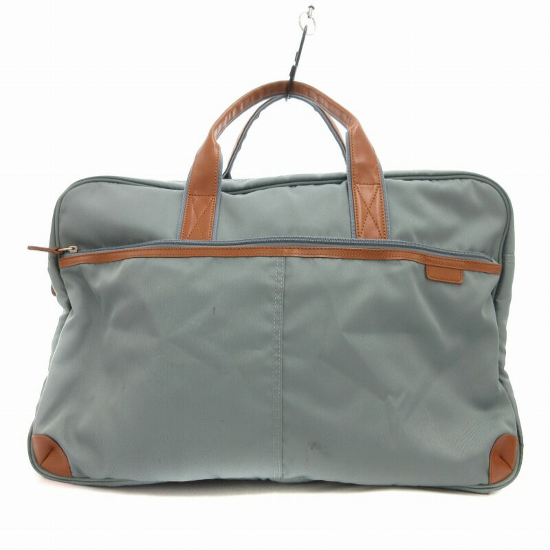 【中古】エース ACE ブリーフケース 書類かばん ショルダー 切替 水色 ライトブルー /FT レディース 【..