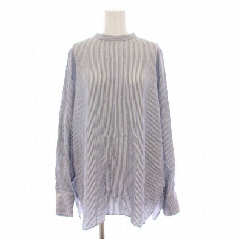 【新品タグ付】IENA デザインノーカラーブラウス ホワイト イエナ 楽天市場】ノーカラー ブラウス（ブランドイエナ）（レディース