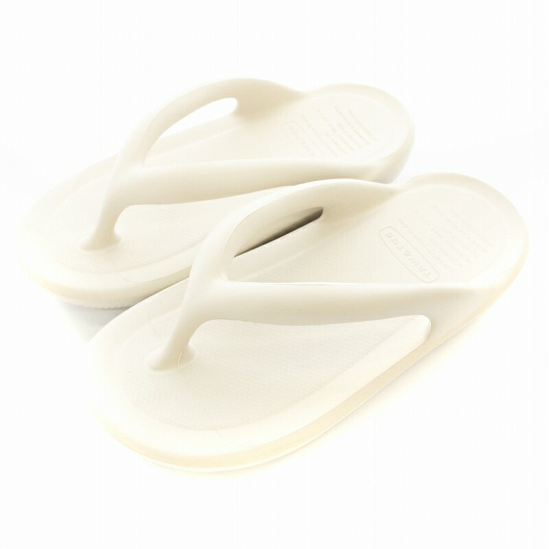 【中古】トーアンドトー TAW&TOE U by SPICK&SPAN取り扱い ZEROVITY Flip Flog OG トングサンダル 24cm ナチュラル 24093213000320 /KU レディース 【ベクトル 古着】 250617