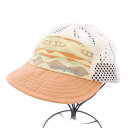 【中古】パタゴニア Patagonia ダックビル キャップ メッシュ ナイロン 切替 白 ホワイト オレンジ /BB レディース 【ベクトル 古着】 2507...