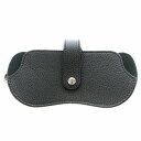 【中古】エルゴポック HERGOPOCH 眼鏡ケース メガネケース レザー 黒 ブラック /AN6 メンズ レディース 【ベクトル 古着】 250620