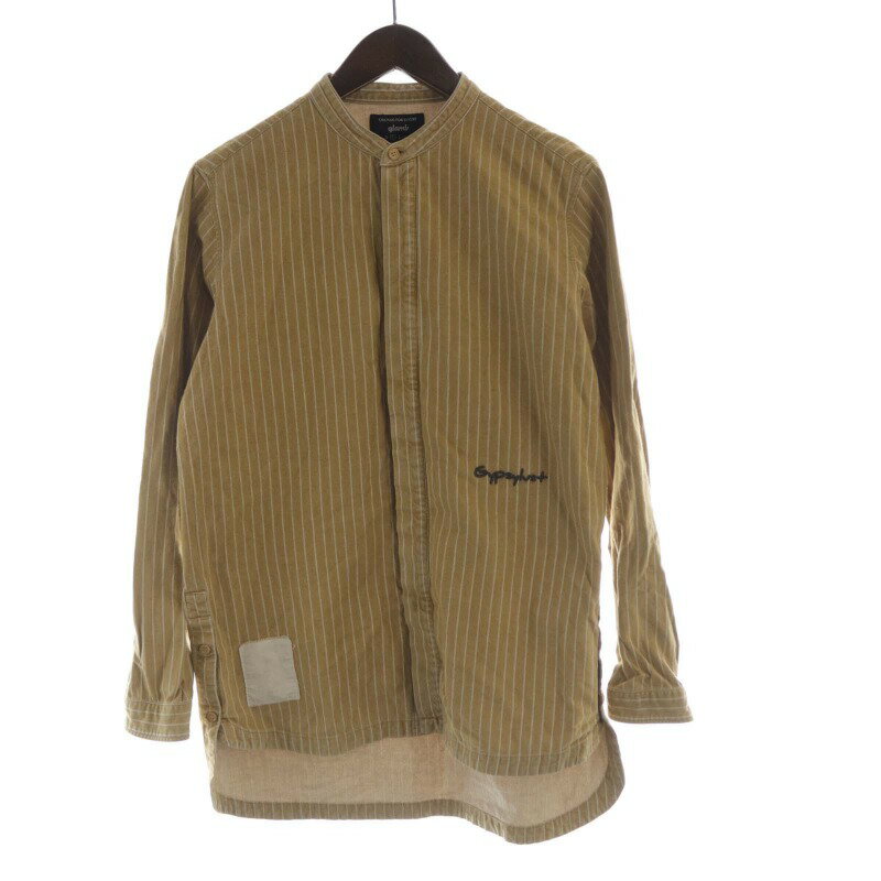 定価22,000円　未使用品【激レア】glamb 長袖シャツ　Mサイズ位 Skelton Shirt / スケルトンシャツ（シャツ/ブラウス）｜glamb