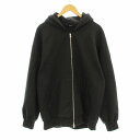 【中古】チノ CINOH HELENE SWEAT OPEN HOODIE パーカー フーディー ジップアップ 長袖 スウェット地 48 チャコールグレー 25SCU301 /KU メンズ 【ベクトル 古着】 250701