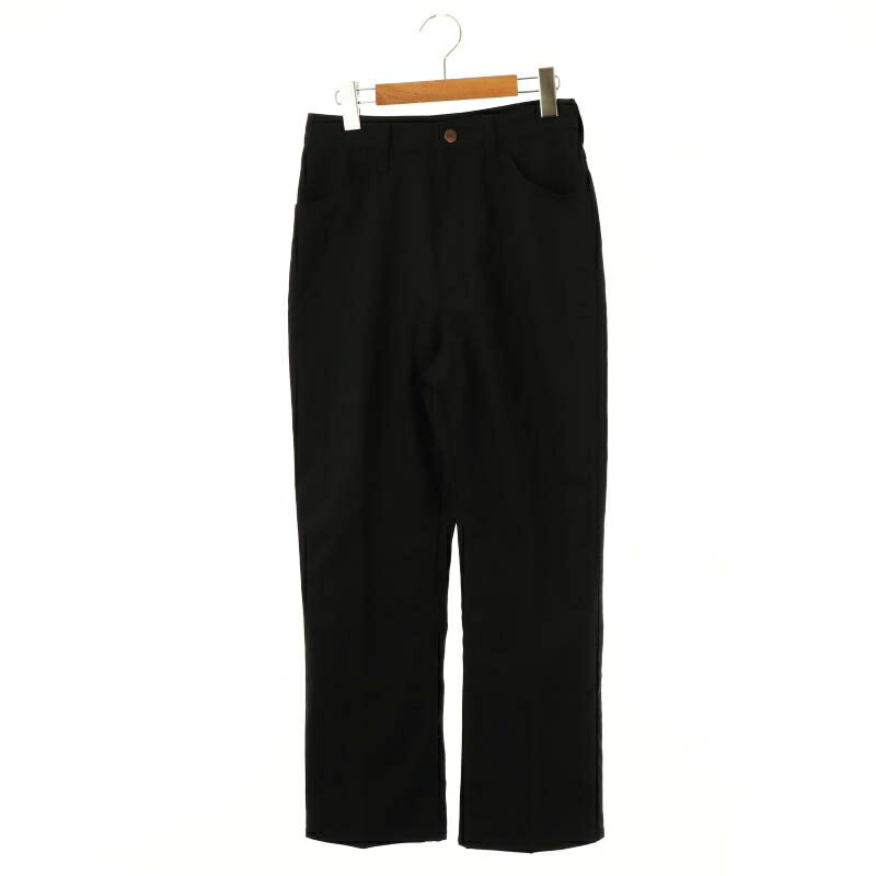 Cropped Pants - 【中古】ラングラー WRANGLER センタープレスパンツ ストレート S 黒 /CX ■OS レディース 【ベクトル 古着】 250725