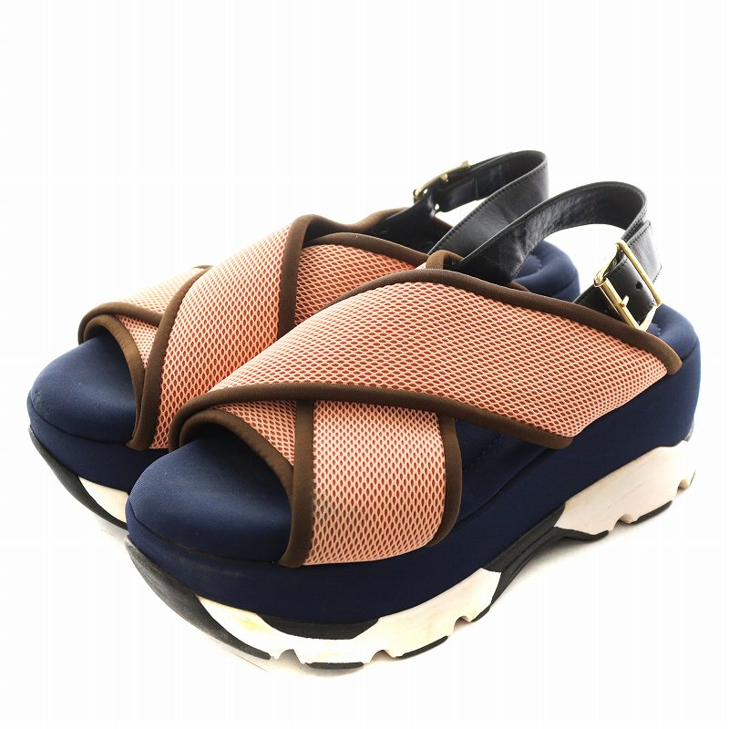 *MARNI* 靴 シューズ サンダル サボ プラットフォーム 厚底 楽天市場】サンダル レディース 厚底(ブランドマルニ