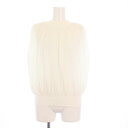 【中古】セオリーリュクス theory luxe 25SS Mirage Towa Sweater ノースリーブニット カットソー 38 ホワイト 03-520...