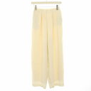 【中古】プラージュ Plage 24SS georgetteパンツ ワイドパンツ イージー 36 アイボリー 24030922712020 /HN レディース 【ベクトル 古着】 250709