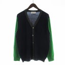 【中古】トゥモローランド トリコ TOMORROWLAND tricot カーディガン ニット 長袖 M 紺 ネイビー 41-02-24-02002 /EE メンズ 【ベクトル 古着】 250704