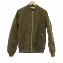 【中古】アルファ ALPHA MA-1 LIGHT SHAPE MEMORY フライトジャケット 軽量 ブルゾン S カーキ TA1051-119 /OR メンズ 【ベクトル 古着】 250804