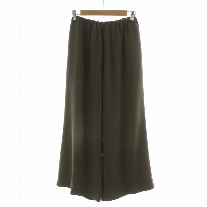 【中古】ミューズ ドゥーズィエム クラス MUSE de Deuxieme Classe ドロスト ワイドパンツ イージー バギー F ブラウン 17-030-500-4042-3-0 /NQ ▲H レディース 【ベクトル 古着】 250715