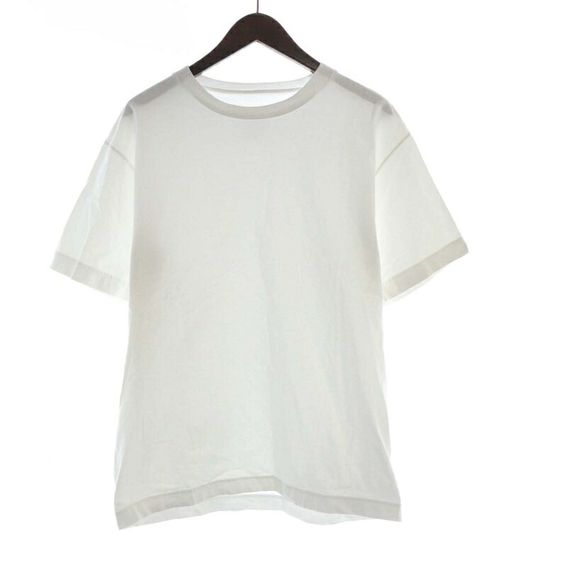 【中古】トゥジュー TOUJOURS Tシャツ カットソー クルーネック 半袖 F 白 ホワイト /RO メンズ 【ベク..