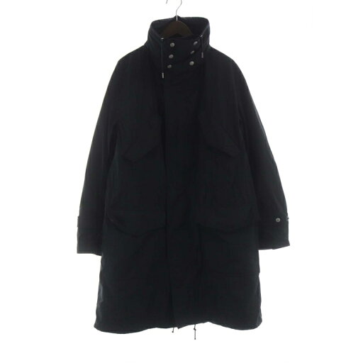 【中古】ニューズレス NYUZELESS ダウンコート ミドル ハイネック ライナー付き 1 黒 ブラック 203-5009 /RO メンズ 【ベクトル 古着】 250721 【中古】ニューズレス NYUZELESS ダウンコート ミドル ハイネック ライナー付き 1 黒 ブラック 203-5009 /RO メンズ 【ベクトル 古着】 250721