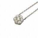 【中古】ヴァンクリーフ&アーペル Van Cleef & Arpels フルーレット ペンダント ネックレス ダイヤモンド 750 K18WG 0.73ct ホワイトゴールド /KH レディース 【ベクトル 古着】 250715