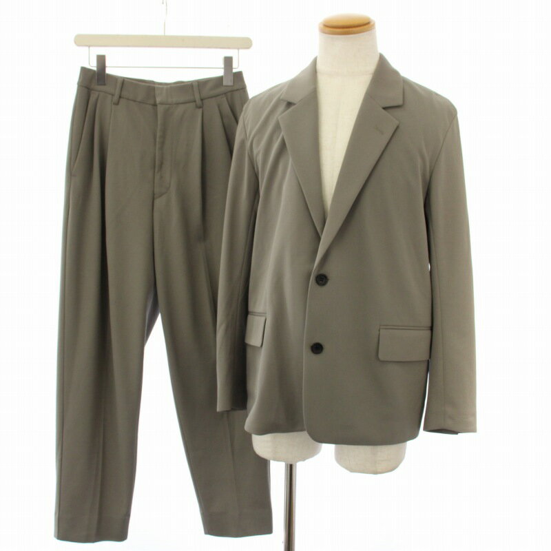 【中古】エープラストウキョウ A + TOKYO スーツ セットアップ テーラードジャケット パンツ スラックス 1 グレー /TK メンズ 【ベクトル 古着】 250728